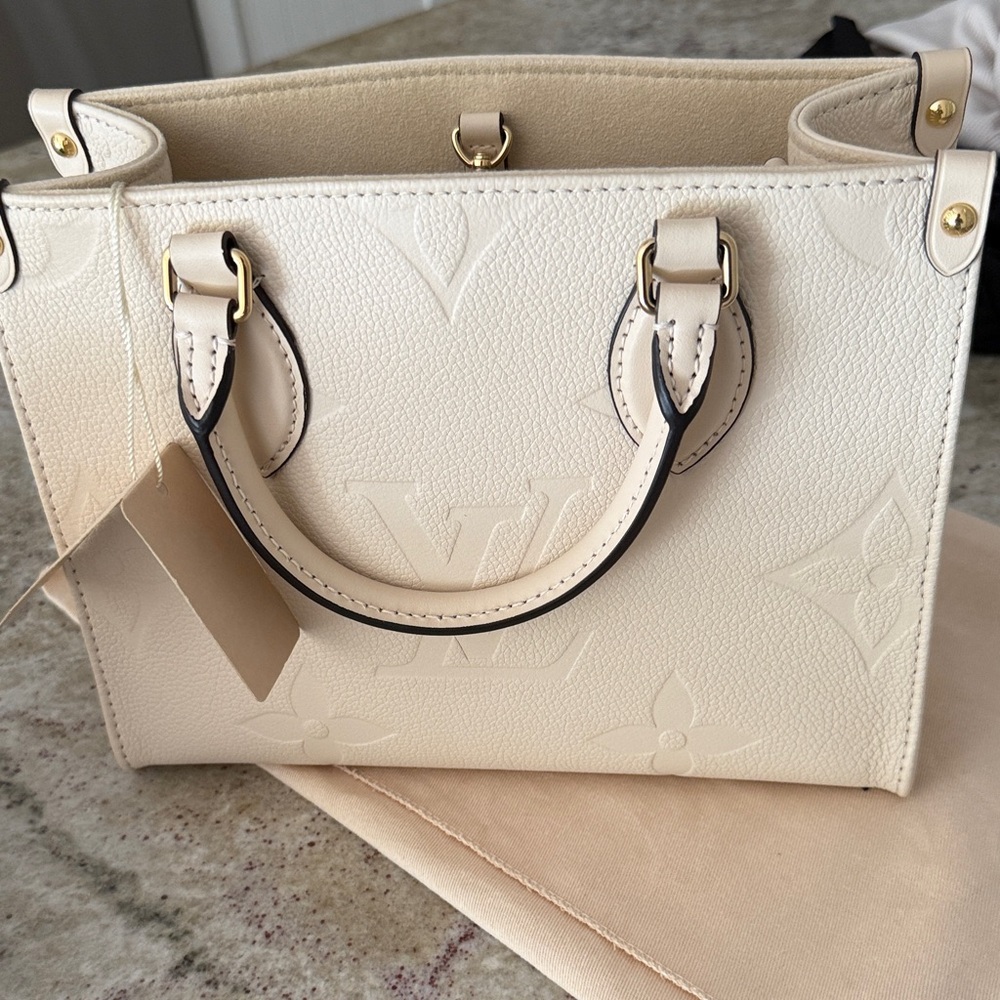 Louis Vuitton Cream Satchel Bag BRAND NEW